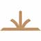 Ekena Millwork Richland Timber Gable Bracket, Western Red Cedar, 48"W x 24"H x 1 1/2"D x 3 1/2"F, 12/12 Pitch GBW048X24X0204RIC00SWR - alternate 1